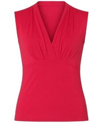 Conquista - V Neck Sleeveless Top - Lyst