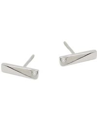 Cier - Flex Diamond Stud Earrings - Lyst