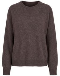 tirillm - Cindy Merino Wool Basic Pullover- Dark Mull Melange - Lyst