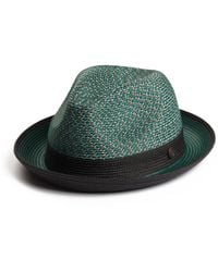 Dasmarca Hats - Dasmarca Enzo Jade Multi Coloured Summer Trilby Packable Hat For - Lyst