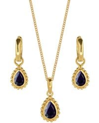 Charlotte's Web Jewellery - September Birthstone Necklace And Earring Set - Lyst