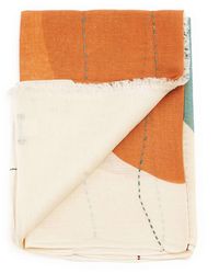 Variously - Cirq Moon Off Handwoven Linen Silk Scarf - Lyst