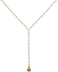 Iris London - Ava Pearl Lariat - Lyst