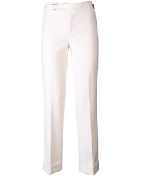 The Extreme Collection White Buckle Atelier Trousers 02
