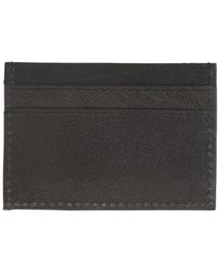 VIDA VIDA - Luxe Black Leather Card Holder - Lyst