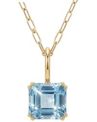 Dainty London - Solid Large Topaz Necklace - Lyst