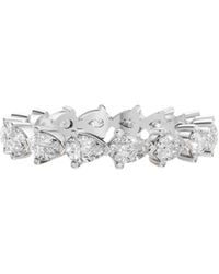 Aya Fine Jewelry - 1.48 Ctw Princess Cut Lab Diamond Full Eternity Band - Lyst