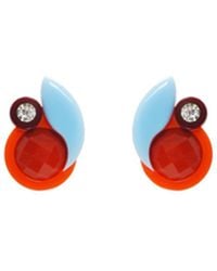 Gissa Bicalho - Acrylic Handmade Earring Xs Petunia Pink - Lyst