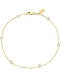SET & STONES - Faye Anklet - Lyst