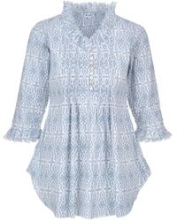 At Last - Sophie Cotton Shirt - Lyst