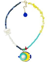 Gissa Bicalho - Handmade Necklace Beads And Pendant Fish Tang - Lyst