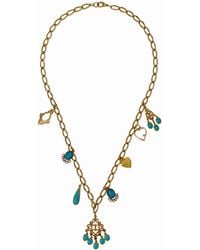 Caramel Vintage Jewellery - Vintage Plated Festival Necklace - Lyst