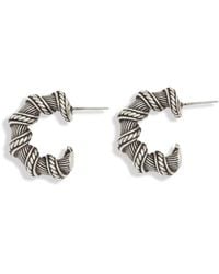 Lovard - Twisted Hoops - Lyst
