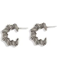 Lovard - Twisted Hoops - Lyst
