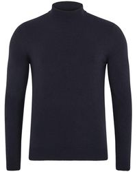 Paul James Knitwear - Lightweight Merino Cashmere Tristan Mock Turtle Neck Jumper - Lyst