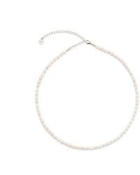 Seven Saints - Pure Light, Baroque Freshwater Pearl Choker Necklace, Rhodium Over Sterling - Lyst