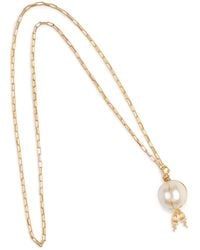 Pats Jewelry - Swan Necklace - Lyst