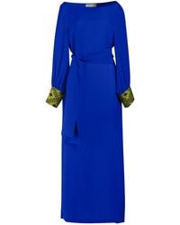 Yomisma - She's A Royal Chiapas Embroidered Kaftan — Artisanal Handcrafted Resort Dress - Lyst