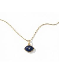 Heather Hawkins Jewelry - Evil Eye Pendant-Filled Ball Chain Necklace - Lyst