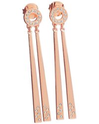 Lucy Quartermaine - Art Deco Two Linea Drop Earrings - Lyst