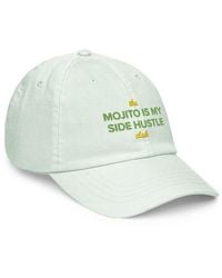 Anchor and Crew - Pastel Mint Mojito Is My Side Hustle Club Chino Embroidered Cap - Lyst