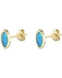 KAMARIA - Marquise Opal Stud Earrings - Lyst