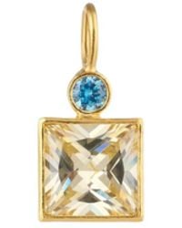 Firera Atelier - Zirconia Charm Necklace - Lyst