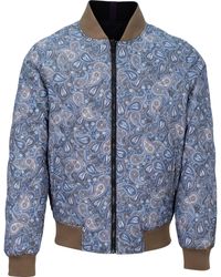 lords of harlech - Neutrals / Ron Trippy Paisley Reversible Jacket - Lyst