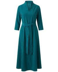 At Last - Chelsea Corduroy Midi Dress - Lyst