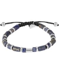Tateossian - Thompson Sodalite Twist Beaded Bracelet - Lyst