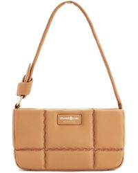Orange Cube - Square Stitch Cushion Shoulder Bag - Lyst