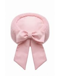 Santinni - Wonderland Pillbox Hat With Silk Bow - Lyst