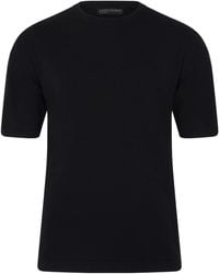 Paul James Knitwear - Lightweight Cotton Fenn Oversized Knitted T-Shirt - Lyst