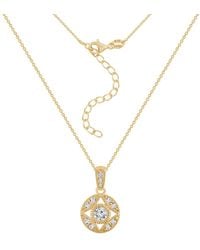 Diamonbliss - Marilyn Monroe Vintage Round Pendant Necklace - Lyst