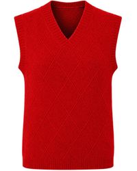 Luella Fashion - Alloa Alpaca Knit V-Neck Diamond Tank Top - Lyst