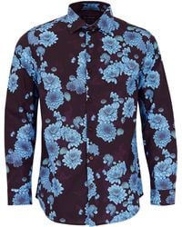 lords of harlech - Nigel Serious Floral Shirt - Lyst