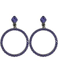 Vickisarge - The Medium Hoop Earrings - Lyst