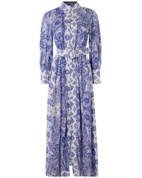 Raishma - Maya Blue Cotton Dress - Lyst