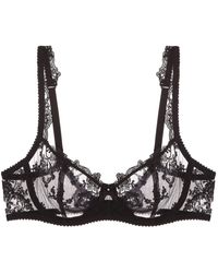 Journelle - Cristiana Balconette Bra Noir - Lyst
