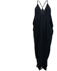Laura Daili - Noir Crystal Flow Dress - Lyst