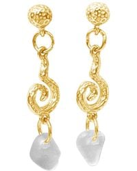 Glassy - Skumspiral Earrings - Lyst