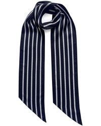 INGMARSON - Star Striped Silk Neck Scarf - Lyst