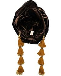 Julia Clancey - Chocolate Cocoa Dorado Turban - Lyst