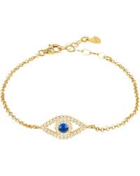 LÁTELITA London - Evil Eye Elliptical Bracelet - Lyst