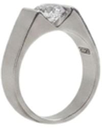 Gutta Design - Valley Ring Rhodium Plated - Lyst