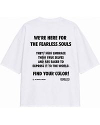 mysimplicated - Oversized T-Shirt With Kindness Tag Design W - Lyst