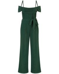 Yumi' - Sparkle Stretch Bardot Jumpsuit - Lyst