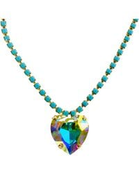 The Pink Reef - Heart Of The Ocean Necklace - Lyst