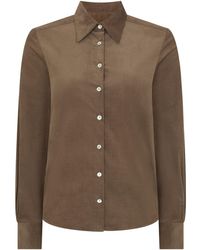 Really Wild Clothing - Spencer Stretch Corduroy Shirt - Lyst