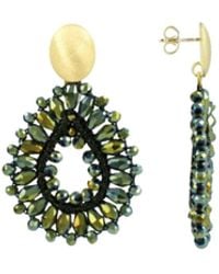 LOTT.gioielli - Metallic Silk Drop S Earrings - Lyst